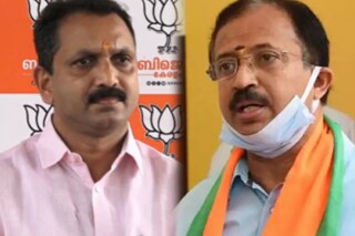 കെ സുരേന്ദ്രൻ, വി മുരളീധരൻ