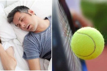 പങ്കാളിയുടെ കൂർക്കംവലി കാരണം ഉറക്കം നഷ്ടമായോ? ടെന്നീസ് ബോൾ കൊണ്ടൊരു സൂത്രമുണ്ട്!