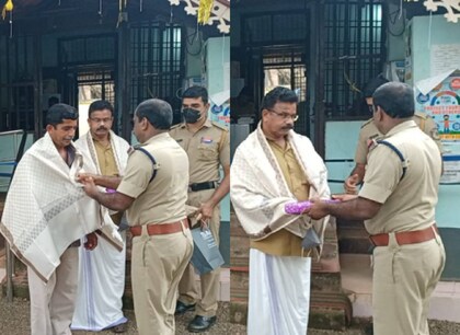 സത്യസന്ധരായ ഡ്രൈവർമാരെ ആദരിച്ച് പരിയാരം പോലീസ് സത്യസന്ധരായ ഡ്രൈവർമാരെ ആദരിച്ച് പരിയാരം പോലീസ്