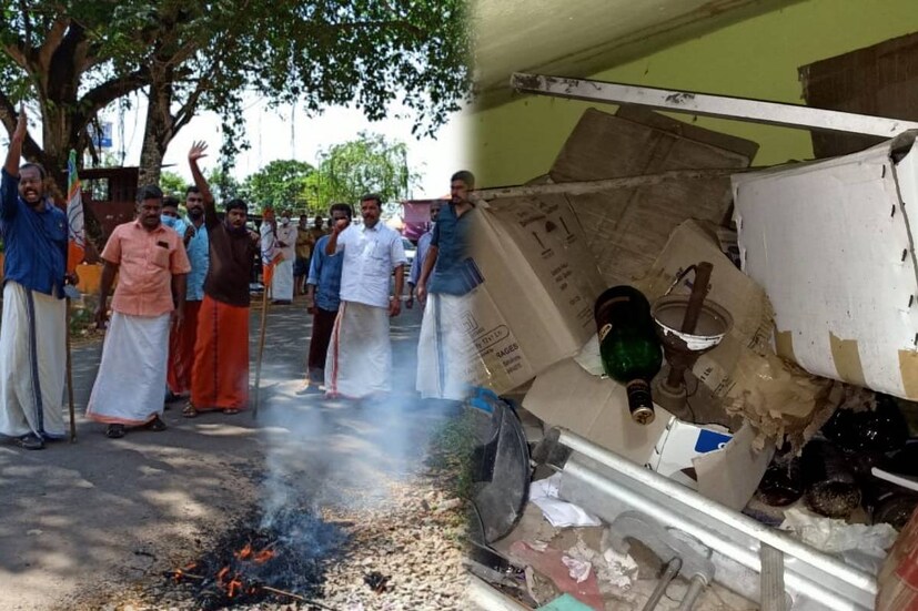  കൊല്ലം പോരുവഴി പഞ്ചായത്തിനെ ചുറ്റിപ്പറ്റിയുള്ള വിവാദങ്ങൾ അവസാനിക്കുന്നില്ല. കഴിഞ്ഞ ദിവസം പഞ്ചായത്ത് ഓഫീസ് അടയ്ക്കാതെ പോയതാണ് പുതിയ വിവാദം. ഓഫീസിനുള്ളിൽ ഇന്നലെ മദ്യപാനം നടന്നുവെന്നാണ് ബിജെപി ആരോപിക്കുന്നത്.