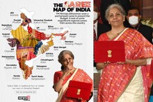 പശ്ചിമ ബംഗാൾ സംസ്കാര പ്രതീകമായി ധനമന്ത്രിയുടെ സാരി