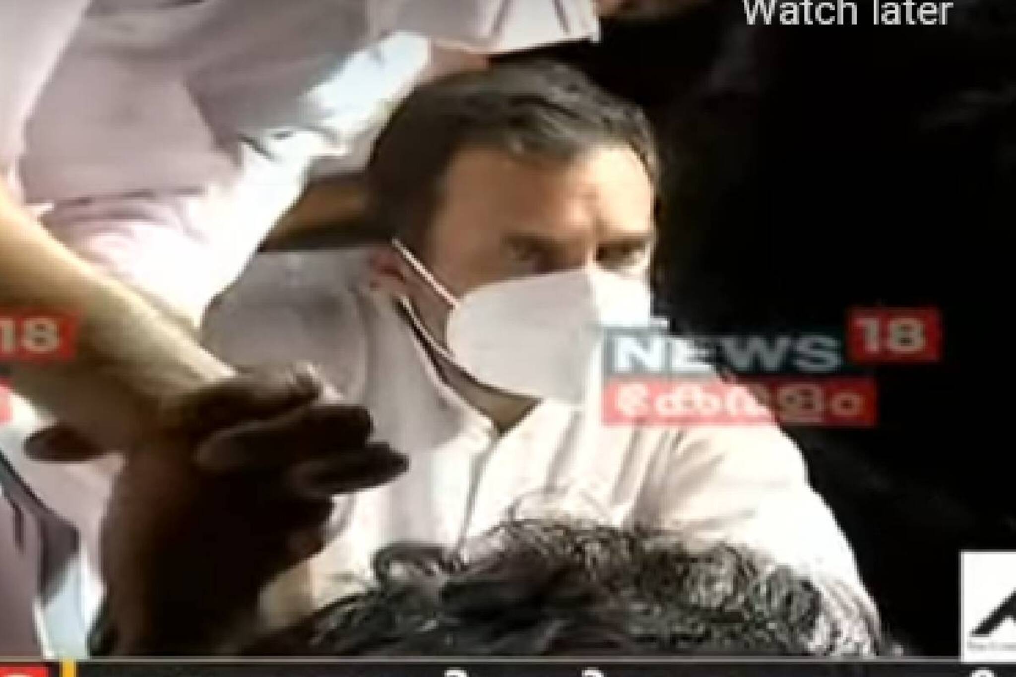 സെക്രട്ടേറിയറ്റിന് മുന്നിലെ പി.എസ്.സി ഉദ്യോഗാര്‍ഥികളുടെ സമരപന്തലിൽ രാഹുൽ ഗാന്ധി