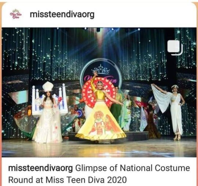  പതിവ് ബഹളങ്ങൾക്ക് അപ്പുറം കേരളത്തിന്റെ ഐശ്വര്യം അതിൽ പ്രതിഫലിക്കണം. ദീപ്തിയുടെ മനസിൽ ഡിസൈനുകൾ മിന്നിമറഞ്ഞു. പിന്നെ അധികം വൈകിയില്ല. പാലക്കാട് കൂത്താംപള്ളിയിൽ പോയി നേരിട്ട് നെയ്ത്തുകാരിൽ നിന്ന് നെയ്തെടുത്ത തുണിയിൽ പാവാടയും ബ്ലൗസും തുന്നി. അതിൽ പ്രത്യേകം പറഞ്ഞ് ചെയ്യിച്ച കര വസ്ത്രത്തെ വേറിട്ടതാക്കി. ഒപ്പം ബീഡ്സ് സ്റ്റോൺ വർക്കുകൾ കൂടി വന്നതോടെ വസ്ത്രത്തിന് ദീപ്തി ടച്ച് കൈവന്നു.