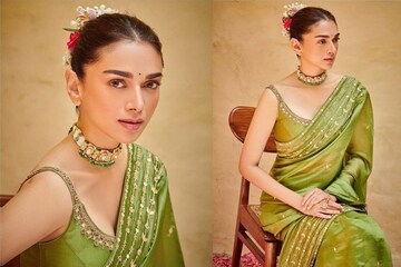 Aditi Rao Hydari: സാരിയിൽ അതീവ സുന്ദരിയായി 'സൂഫിയും സുജാതയും' നായിക