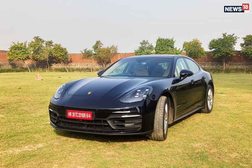 2021 പോർഷെ പനാമേര. (Image: Arjit Garg/News18.com) 2021 പോർഷെ പനാമേര. (Image: Arjit Garg/News18.com)