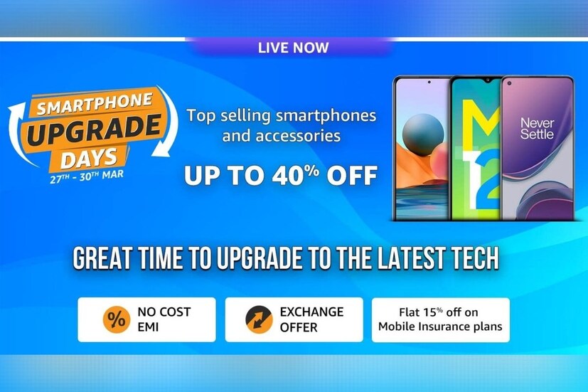 Amazon Smartphone Upgraded Days sale is now live in India, and the e-commerce giant is offering a host of smartphones with a temporary price cut bundled with other sale deals. The ongoing sale event will continue till March 30. As expected, customers can enjoy up to 40 percent off on their favourite mobile phones and accessories along with deals such as free shipping, no-cost EMI, and more. Customers with SBI credit card can enjoy 10 percent off on regular as well as EMI transactions. During the sale event, smartphones from brands like Samsung, Vivo, Oppo, Redmi and more are available to purchase. Here are five phones under Rs 20,000 you can check out.