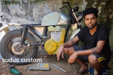 സ്വന്തമായി ഒരു ഇലക്ട്രിക് മോട്ടോർ സൈക്കിൾ നിർമിച്ച് കേരളത്തിൽ നിന്നുള്ള യുവാവ്; വീഡിയോ വൈറലാവുന്നു