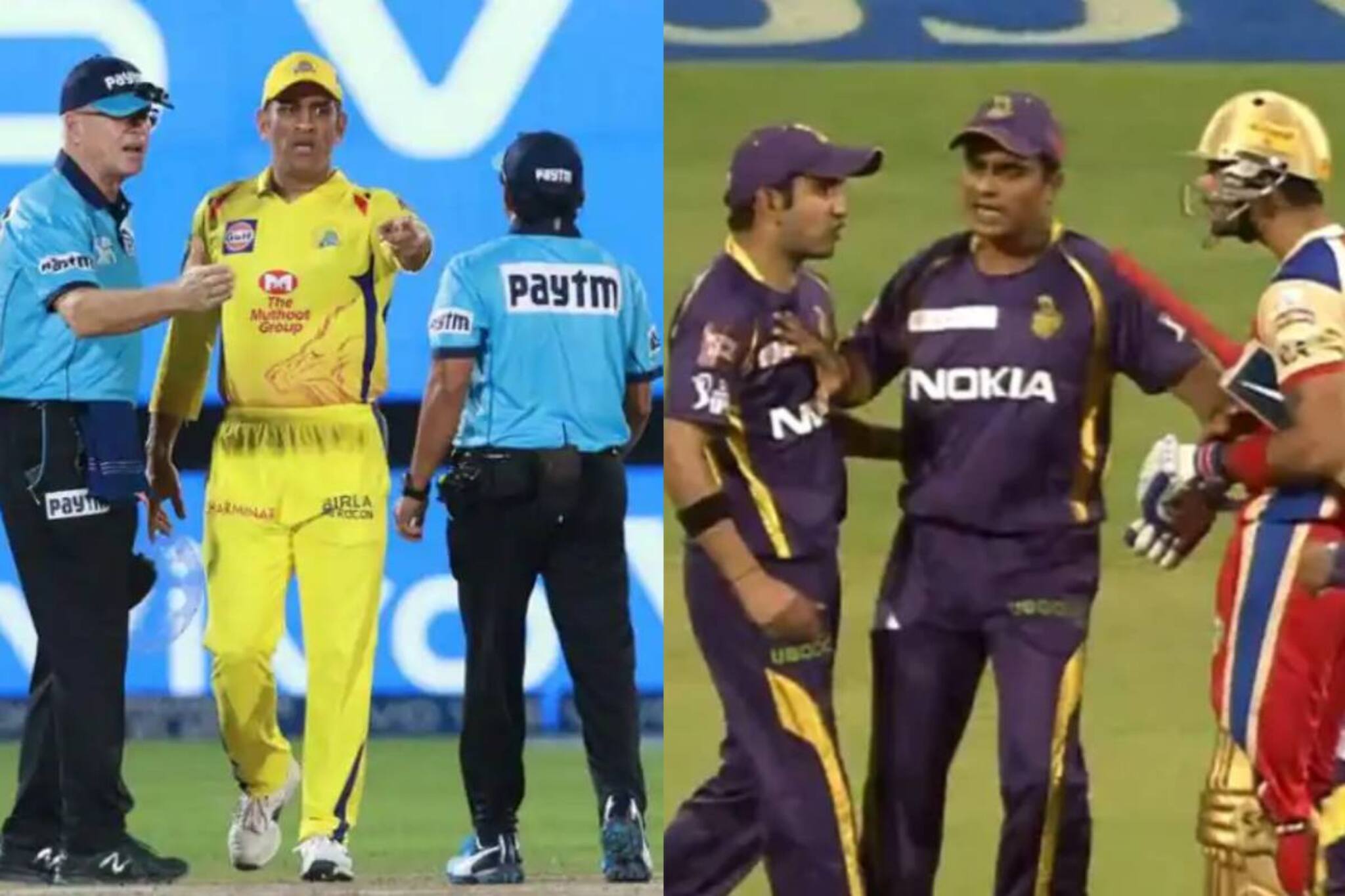 കുപിതനായ ക്യാപ്റ്റൻ കൂൾ, പോരടിച്ച ഗംഭീറും കോഹ്ലിയും: ഐപിഎൽ ചരിത്രത്തിലെ വിവാദങ്ങൾ അറിയാം