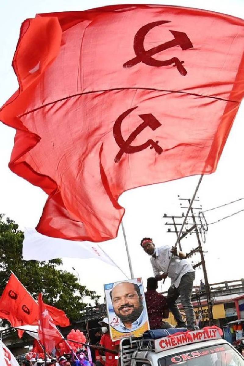  പി. രാജീവിന്റെ തെരഞ്ഞെടുപ്പ് പ്രചാരണ വേളയിൽ നിന്നും