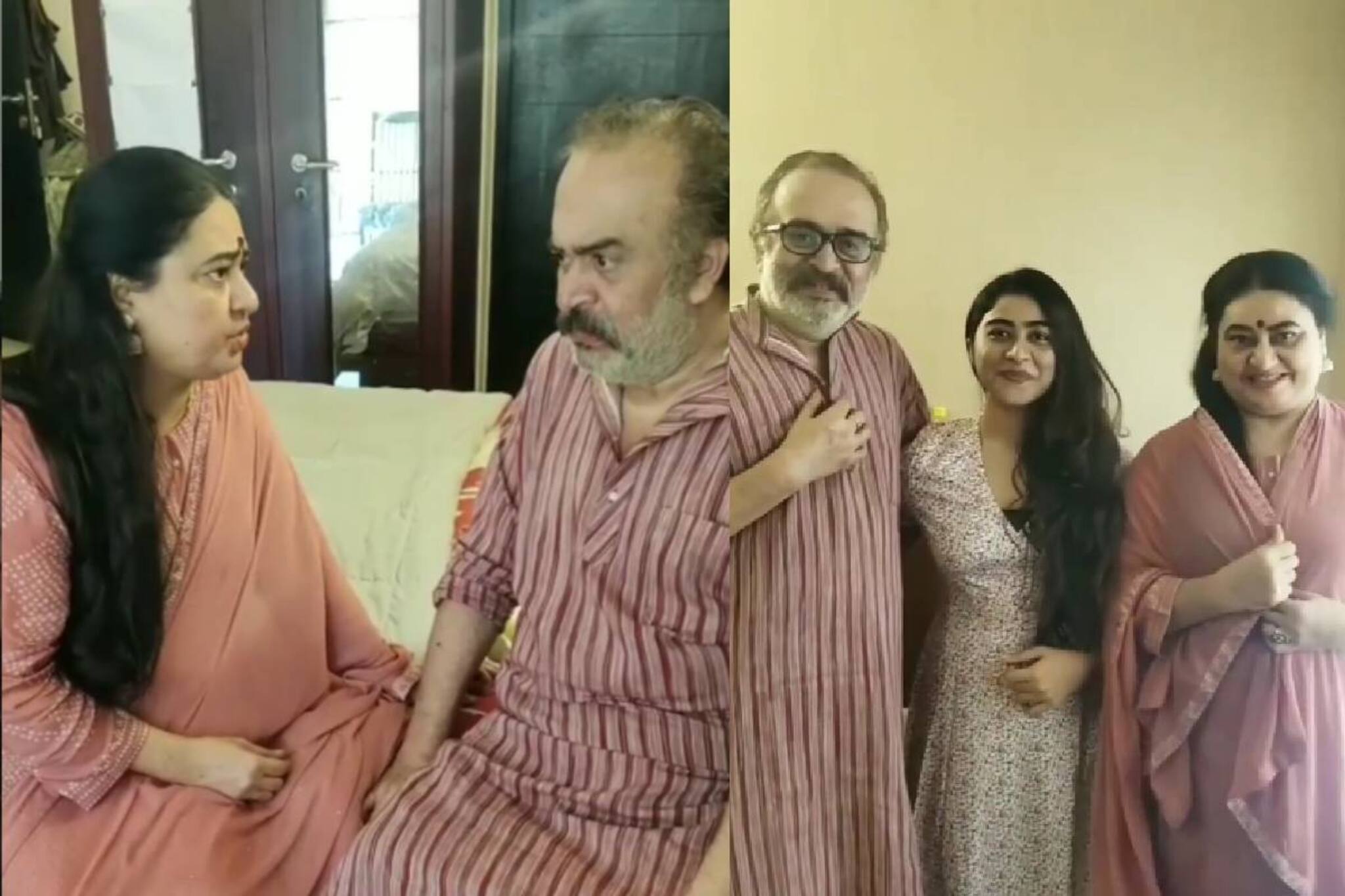 തന്റെ കഥാപാത്രത്തിന്റെ ഡയലോഗുകളുമായി ബിന്ദു പണിക്കരും, സായ് കുമാറും മകൾ കല്യാണിയും