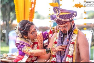 ലിംഗ സമത്വം പ്രോത്സാഹിപ്പിക്കാ൯ വിവാഹ ദിവസം മംഗല്യസൂത്രം ധരിച്ച് യുവാവ്; വൈറൽ