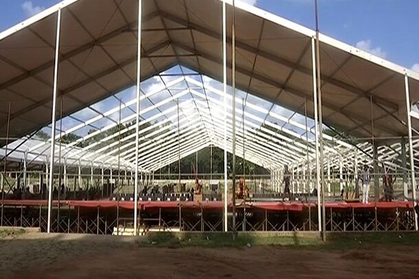 സെൻട്രൽ സ്റ്റേഡിയത്തിലെ പന്തൽ കോവിഡ് വാക്സിനേഷൻ കേന്ദ്രമായി ഉപയോഗിക്കും