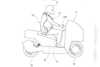 Italdesign Seatbelt for Two-Wheelers. (Image source: Cycle World)