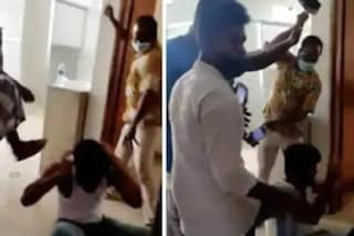 ഡോക്ടറെ ആക്രമിക്കുന്നതിന്റെ ദൃശ്യം. 
