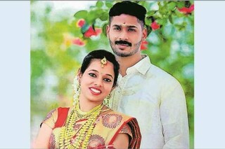 ധന്യയുടേയും അമലിന്റേയും വിവാഹ ചിത്രം
