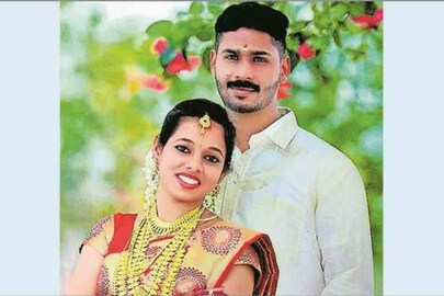 ധന്യയുടേയും അമലിന്റേയും വിവാഹ ചിത്രം