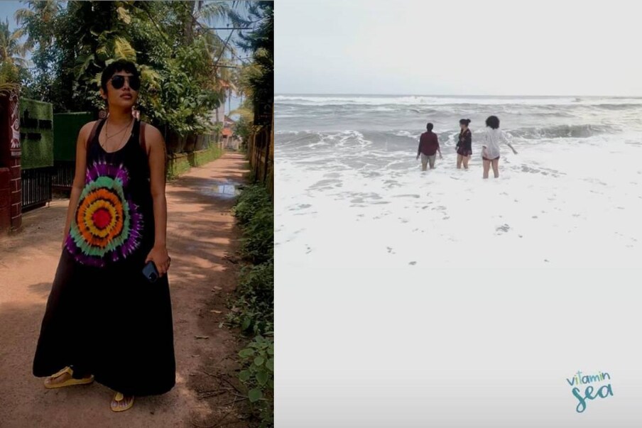  ബീച്ചിൽ കൂട്ടുകാരികളുമൊത്ത് വെക്കേഷൻ ആസ്വദിച്ച് നടി റിമ കല്ലിങ്കൽ. പണ്ട് വിദേശ രാജ്യങ്ങളിൽ ടൂർ പോയിട്ടുള്ള റിമ ഇക്കുറി നാട്ടിൽ തന്നെയാണ് വെക്കേഷൻ ചെലവിടുന്നത്. കാലിനടിയിൽ മണൽ സ്പർശം ഏറ്റതിന്റെയും, കടലിന്റെ വിളിക്ക് കാതോർത്തതിലും, ശരീരത്തിൽ ഇളംതെന്നൽ തഴുകിയതിന്റെയും ആനന്ദം റിമ മറച്ചുവച്ചില്ല