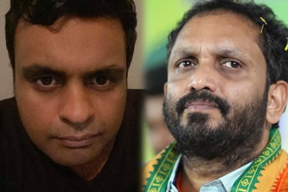 അർജുൻ രാധാകൃഷ്ണൻ, കെ സുരേന്ദ്രൻ