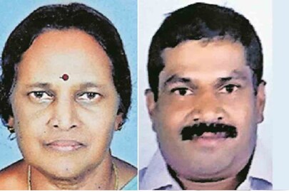 കൊല്ലപ്പെട്ട സരോജിനി, അറസ്റ്റിലായ സുനിൽകുമാർ