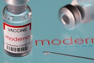 Vial labelled 'Moderna COVID-19 vaccine' seen in this illustration. (Reuters)