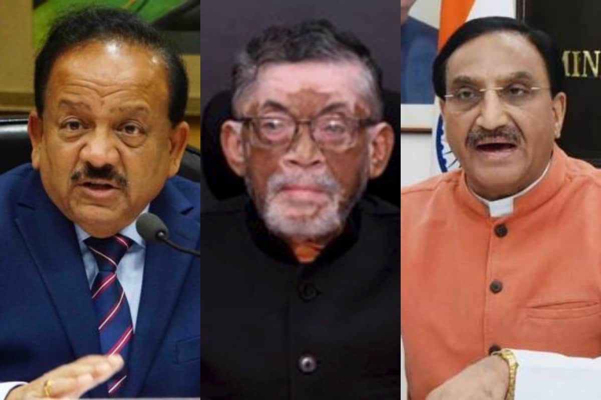 Harsh Vardhan, Santosh Gangwar and Ramesh Pokhriyal