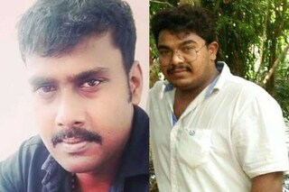 അറസ്റ്റിലായ പൊലീസുകാരൻ ബിജോയ് ജോസഫ്, കൊല്ലപ്പെട്ട കൃഷ്ണകുമാർ