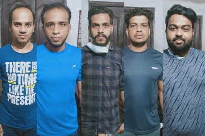 വെള്ളിയാഴ്ച പിടിയിലായ സംഘം