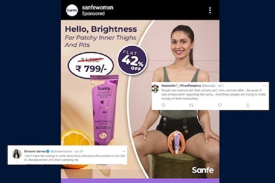 The fairness cream that drew ire on social media