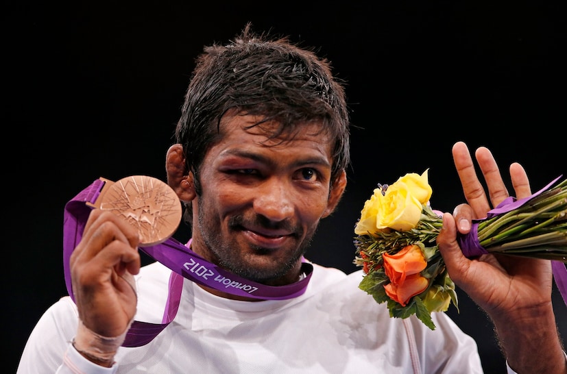  2012 ലെ ലണ്ടന്‍ ഒളിമ്പിക്‌സില്‍ യോഗേശ്വര്‍ ദത്ത് വെങ്കല മെഡല്‍ നേടി. (Reuters Photo)