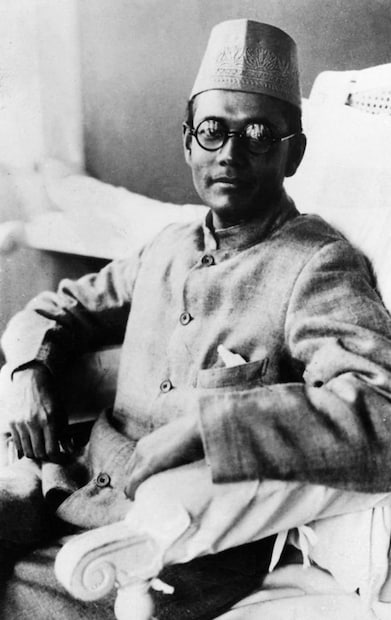 Portrait of Subhas Chandra Bose (1897-1945), an Indian nationalist who fought the British during the Second World War. (Image: AFP)