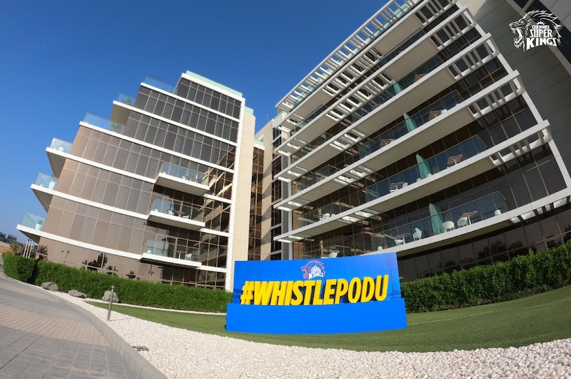 Hotel in the UAE where Team CSK will be staying. (Twitter)