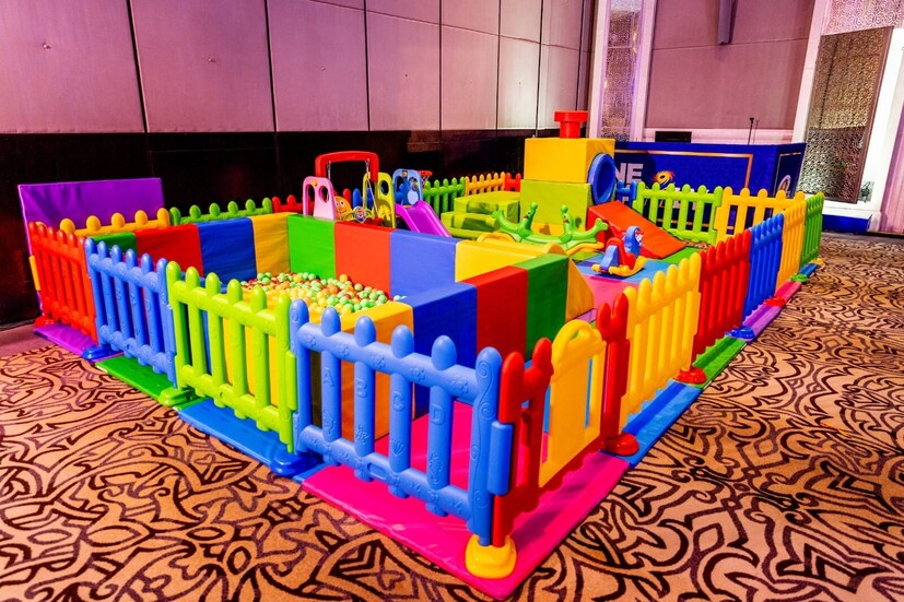 mi ipl champions team room kids playing zone