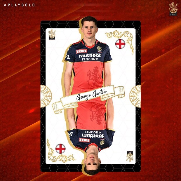 george garton royal challengers bangalore