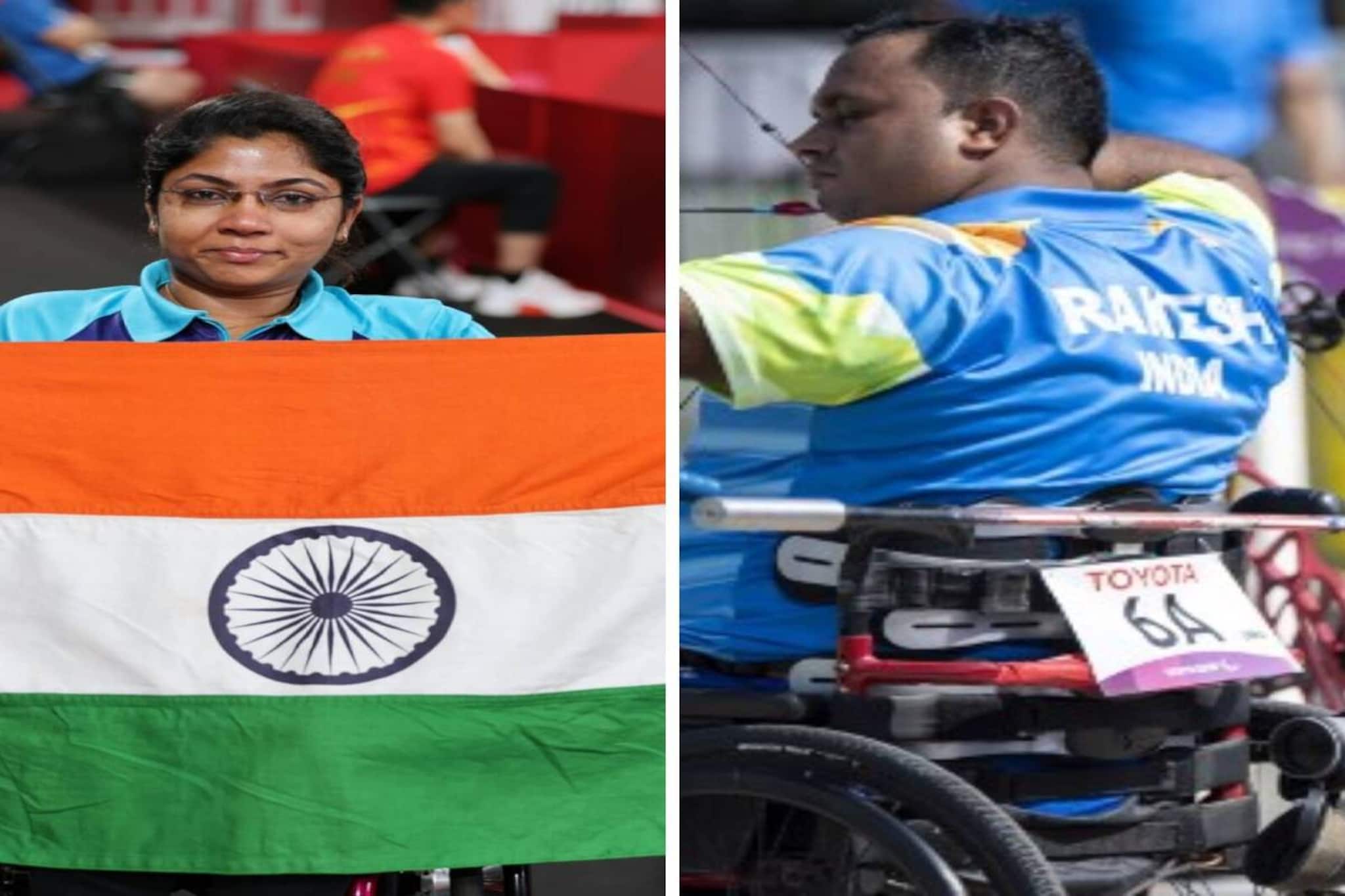 Tokyo Paralympics| മൂന്നാം ദിനത്തിൽ ഇന്ത്യയുടെ താരങ്ങളായി ഭവിന പട്ടേലും രാകേഷ് കുമാറും