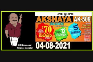 Akshaya AK 509, Kerala Lottery Results