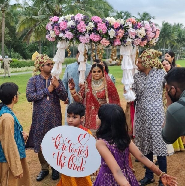 Vidyullekha Raman wedding photos 