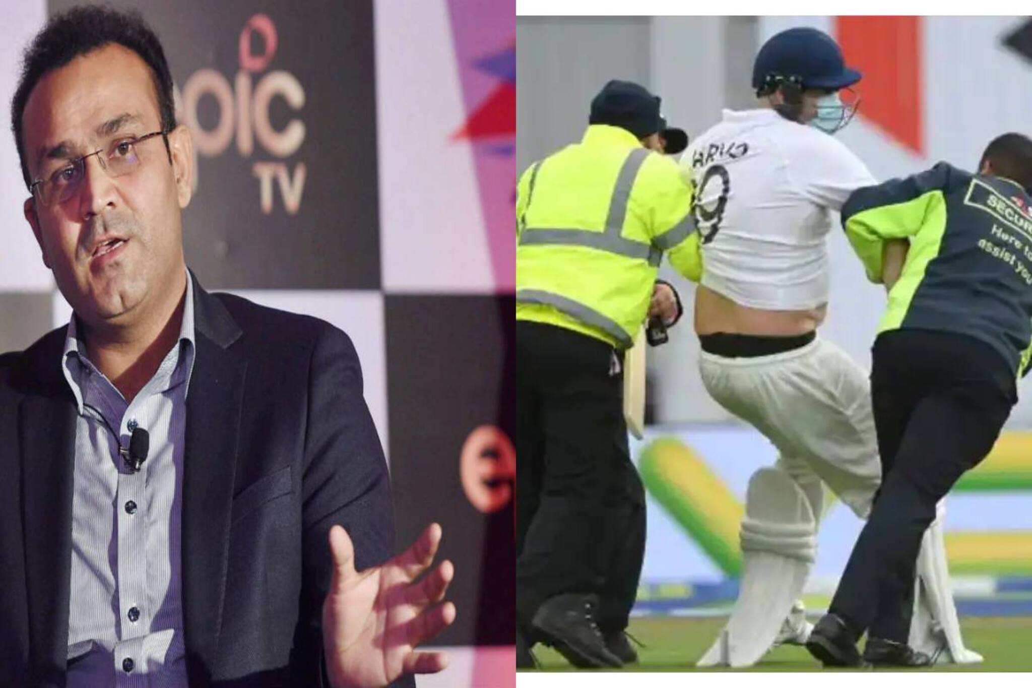 മൊഹാലിയില്‍ ആയിരുന്നെങ്കില്‍ ജാര്‍വോ പഞ്ചാബ് പോലീസ് എന്താണെന്ന് അറിഞ്ഞേനെ'; സേവാഗ്