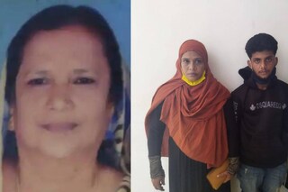 കൊല്ലപ്പെട്ട ഖദീജയും അറസ്റ്റിലായ ഷീജയും മകനും 