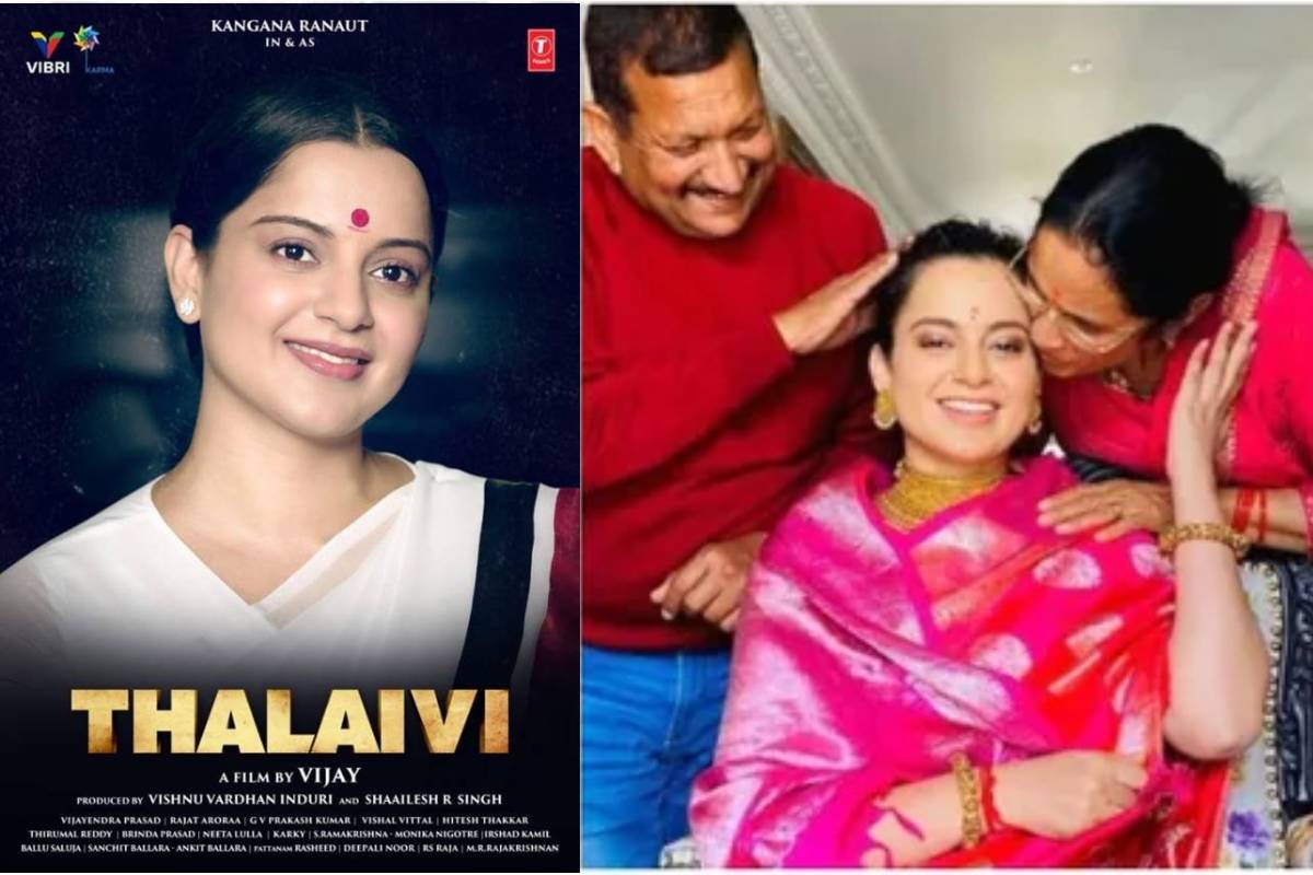 Thalaivi | 'Talaivi saw; Fifth National Award guaranteed by father and  mother '; Kangana - Newsdir3
