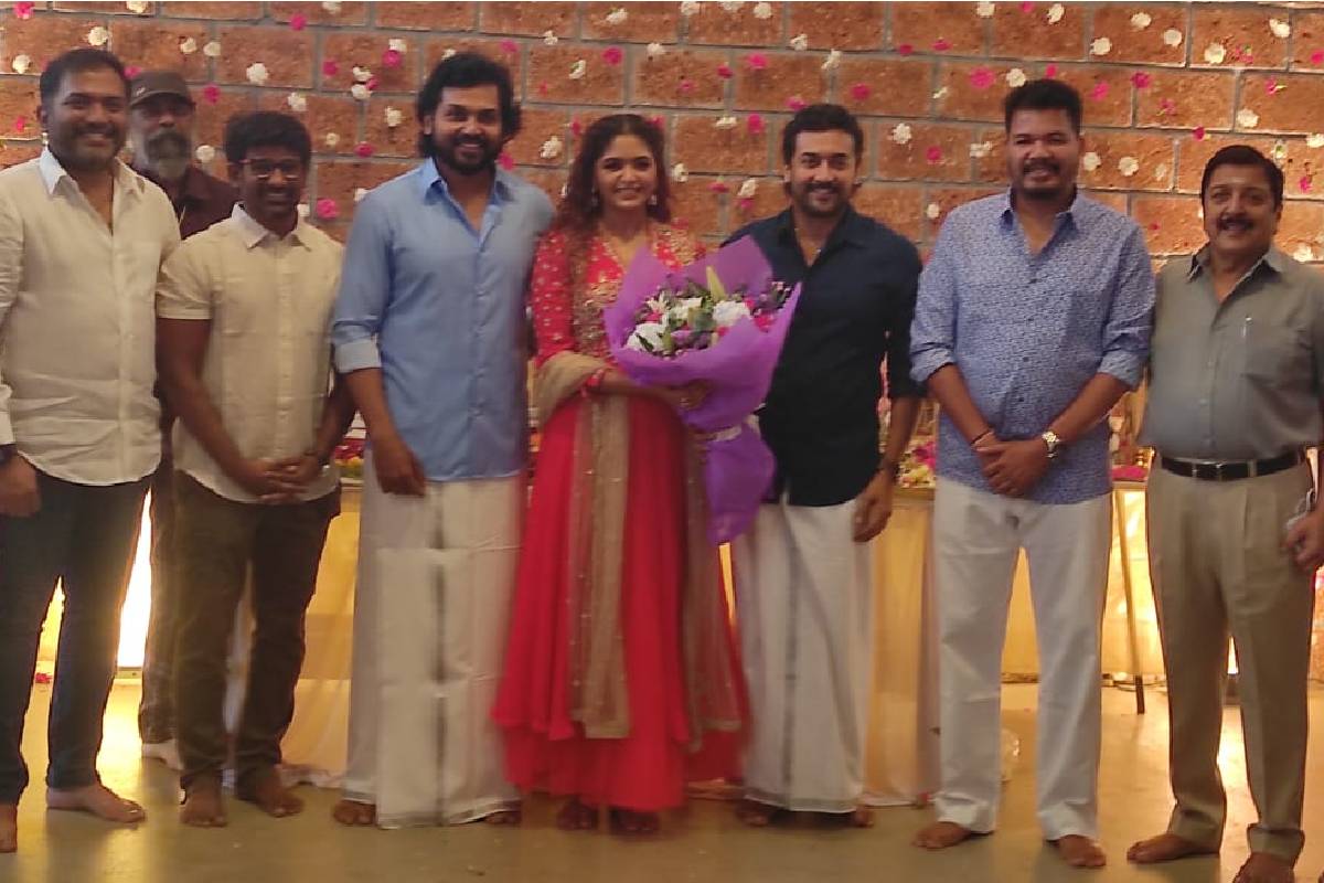 സൂര്യയും ജ്യോതികയും നിർമ്മാതാക്കൾ, കാർത്തി നായകൻ, ഷങ്കറിൻ്റെ മകൾ നായിക; 'വിരുമൻ' വരുന്നു
