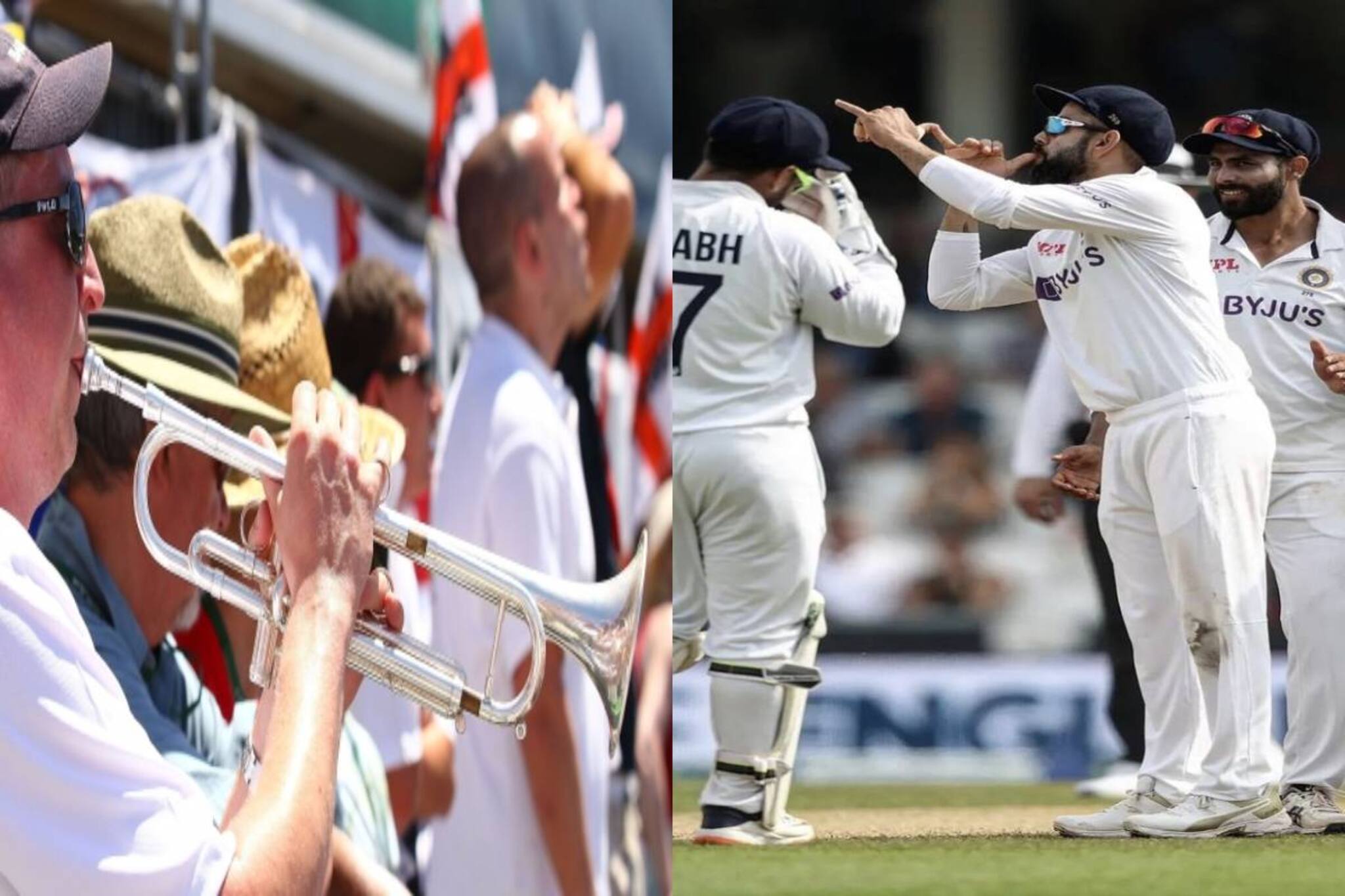 കോഹ്ലിയുടെ വിക്കറ്റ് ആഘോഷം വൈറല്‍; ബാര്‍മി ആര്‍മിക്കുള്ള മറുപടിയെന്ന് ക്രിക്കറ്റ് ആരാധകര്‍