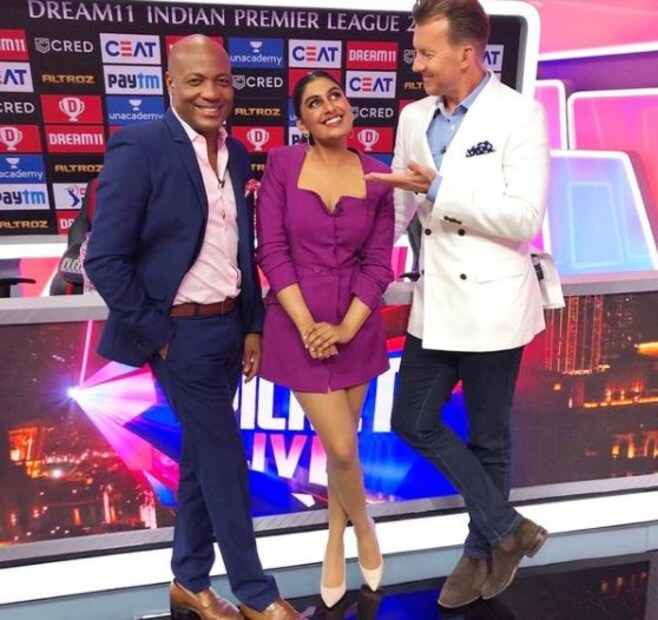  ഐപിഎൽ 2020-ൽ കിര നാരായണൻ ആയിരുന്നു ക്രിക്കറ്റ് ലൈവ് ഷോയുടെ അവതാരക. (Photo Credit : Instagram)