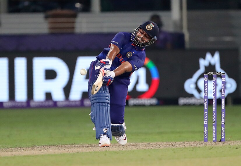 rishabh pant plays a shot