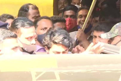 ആര്യൻ ഖാൻ ജയിൽ മോചിതനായ ശേഷം
