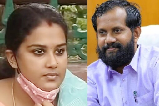 അനുപമയും ശിശുക്ഷേമ സമിതി ജനറൽ സെക്രട്ടറി ഷിജുഖാനും