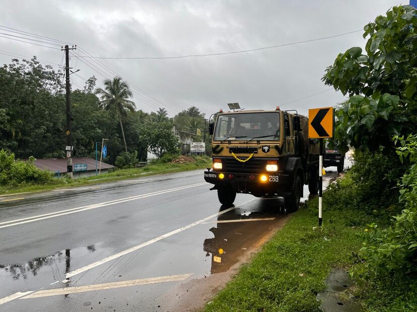  കാഞ്ഞിരപ്പള്ളിയിലേക്ക് രക്ഷാപ്രവർത്തനത്തിന് പോകുന്ന  സേന