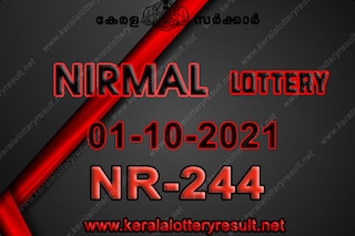 nirmal lottery nr-244 nirmal lottery nr-244