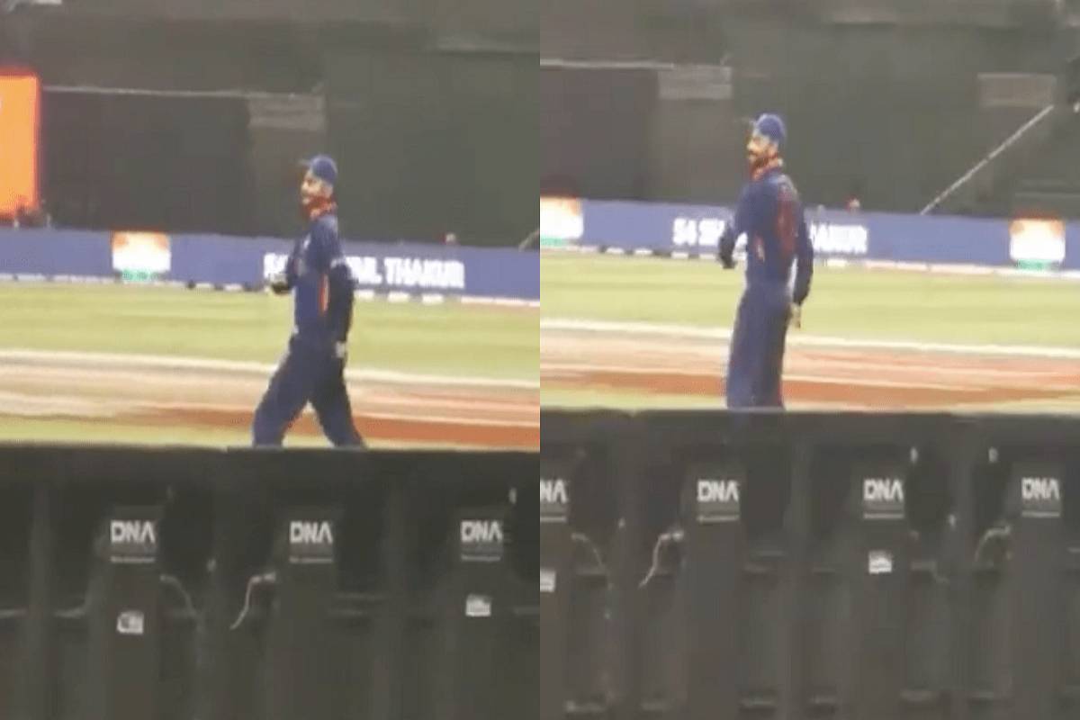 Virat Kohli |അഫ്ഗാനിസ്ഥാനെതിരായ മത്സരത്തിനിടെ പാട്ടിന് ചുവടുവെച്ച് കോഹ്ലി, വീഡിയോ വൈറല്‍