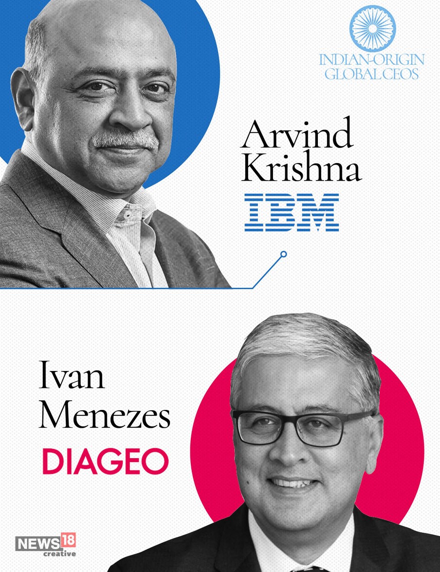  ഐബിഎമ്മിന്റെ ചെയർമാനും സിഇഒ ആയും സേവനമനുഷ്ഠിക്കുന്ന ഇന്ത്യൻ-അമേരിക്കൻ ബിസിനസ് എക്സിക്യൂട്ടീവാണ് അരവിന്ദ് കൃഷ്ണ. 2020 ഏപ്രിൽ മുതൽ IBM-ന്റെ CEO ആയ അദ്ദേഹം 2021 ജനുവരിയിൽ ചെയർമാനായി ചുമതലയേറ്റു. ആന്ധ്രയിലെ വെസ്റ്റ് ഗോദാവരി ജില്ലയിലാണ് ജനനം/ ബ്രിട്ടീഷ് മൾട്ടി നാഷണൽ ആൽക്കഹോൾ കമ്പനിയായ ഡിയാജിയോ പി‌എൽ‌സിയുടെ സിഇഒയാണ് ഇവാൻ മെനെസസ്. കമ്പനിയുടെ ആസ്ഥാനം ലണ്ടനിലാണ്. News18 Creative