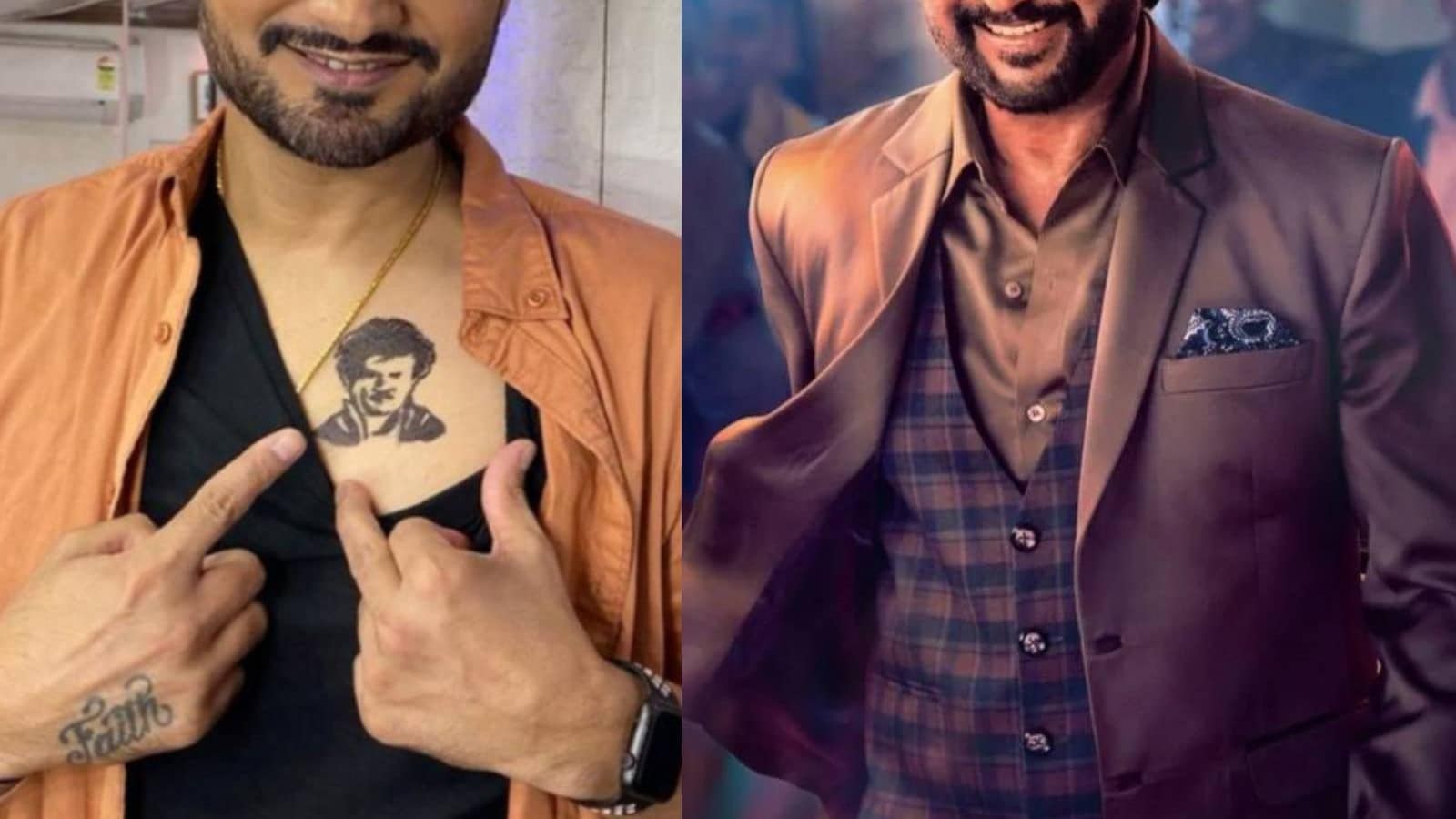 Happy Birthday RajiniKanth | 'The leader is in the chest'; Happy Birthday to the Superstar with a tattoo on his chest … – News18 Malayalam - - Time News Happy Birthday RajiniKanth | 'The leader is in the chest'; Happy Birthday to the Superstar with a tattoo on his chest … – News18 Malayalam - - Time News